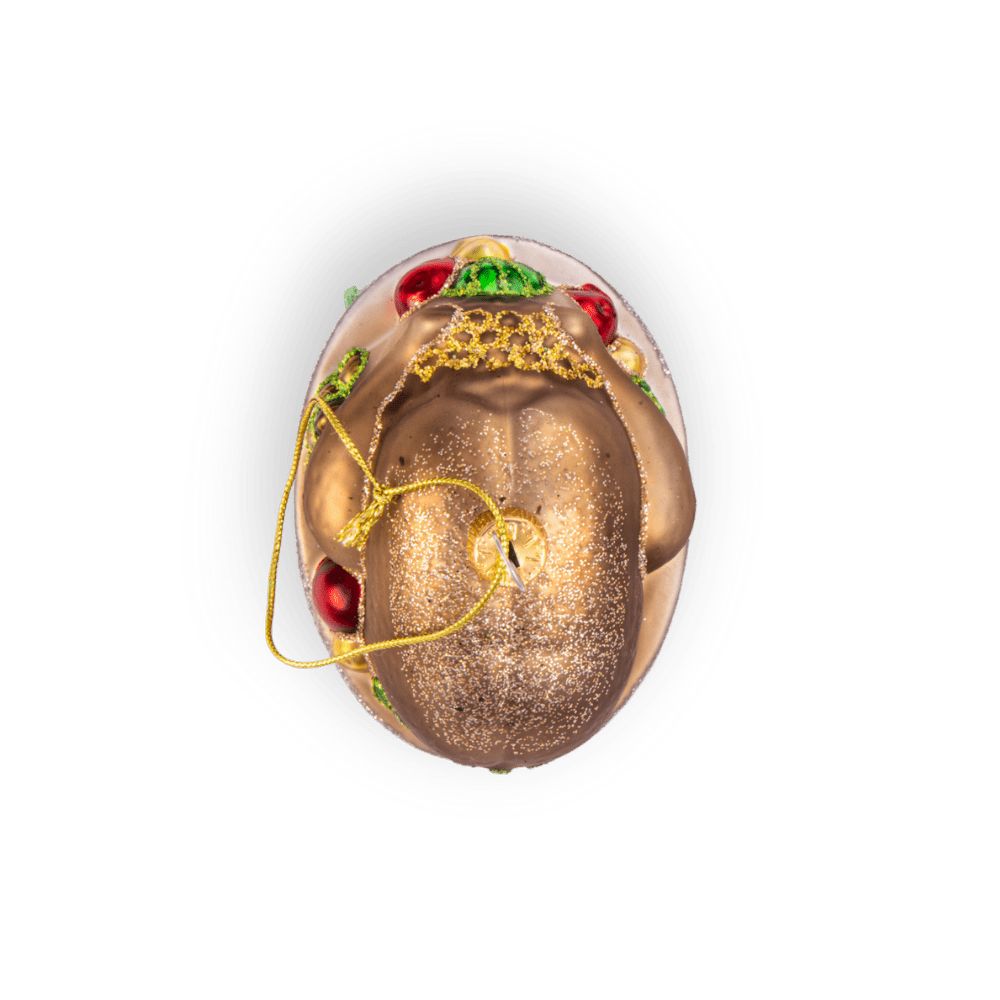 Roasted Turkey Ornament - Chive Ceramics Studio - Glass Ornaments - Chive Ceramics Studio