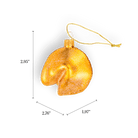 Fortune Cookie Ornament - Chive Ceramics Studio - Glass Ornaments - Chive Ceramics Studio
