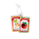 Seed Packet Ornament - Chive Ceramics Studio - Glass Ornaments - Chive Ceramics Studio