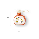 Sushi Roll Ornament - Chive Ceramics Studio - Glass Ornaments - Chive Ceramics Studio