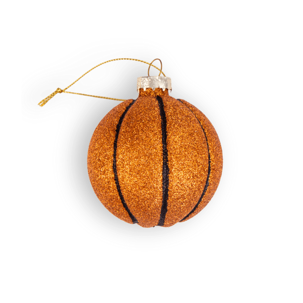 Basketball Ornament - Chive Ceramics Studio - Glass Ornaments - Chive Ceramics Studio