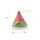 Watermelon Slice Ornament - Chive Ceramics Studio - Glass Ornaments - Chive Ceramics Studio