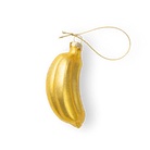 Golden Banana Bunch Ornament - Chive Ceramics Studio - Glass Ornaments - Chive Ceramics Studio