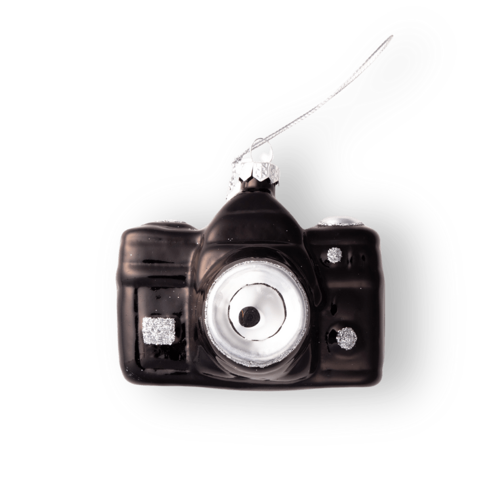 Camera Ornament - Chive Ceramics Studio - Glass Ornaments - Chive Ceramics Studio
