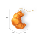 Croissant Ornament - Chive Ceramics Studio - Glass Ornaments - Chive Ceramics Studio