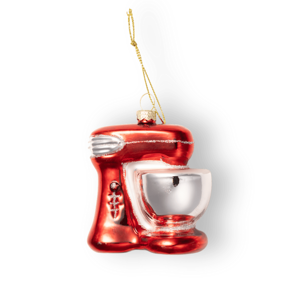 Stand Mixer Ornament - Chive Ceramics Studio - Glass Ornaments - Chive Ceramics Studio