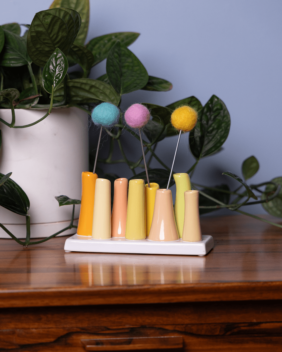 Pooley Modern Bud Vase For Flowers - Chive Ceramics Studio - Vases - Chive Ceramics Studio