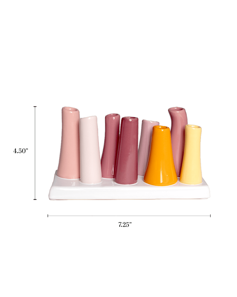 Pooley Modern Bud Vase For Flowers - Chive Ceramics Studio - Vases - Chive Ceramics Studio