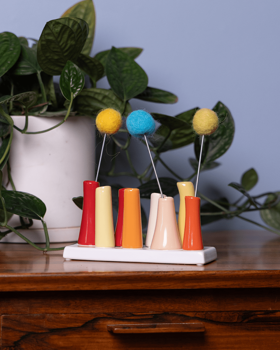 Pooley Modern Bud Vase For Flowers - Chive Ceramics Studio - Vases - Chive Ceramics Studio