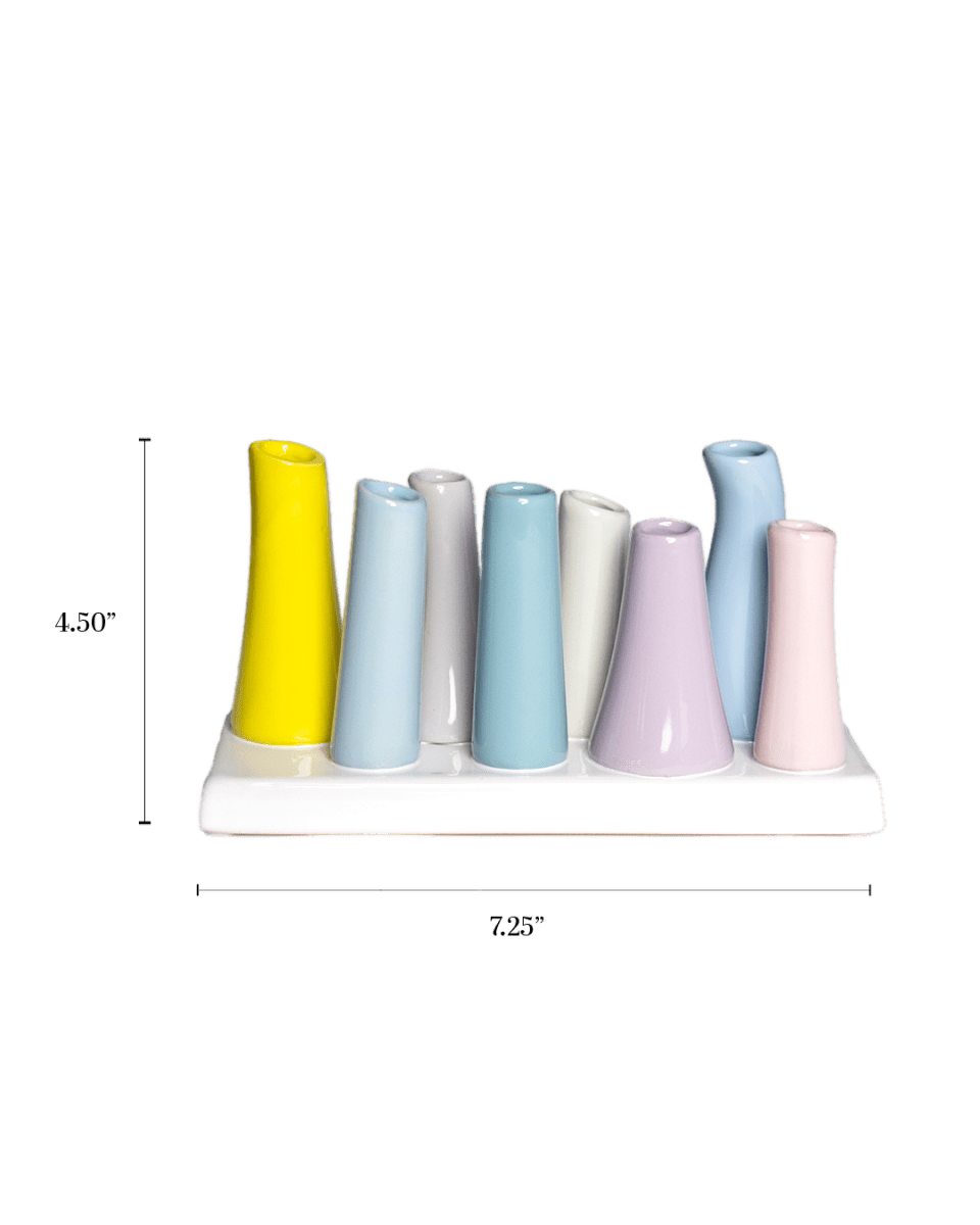 Pooley Modern Bud Vase For Flowers - Chive Ceramics Studio - Vases - Chive Ceramics Studio