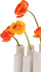 Pooley Modern Round Bud Vase For Flowers - Chive Ceramics Studio - Vases - Chive Ceramics Studio