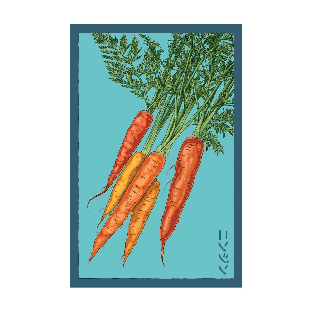 Carrot Vegetable Seeds Packet - Chive Ceramics Studio - Seed Collection - Chive Ceramics Studio