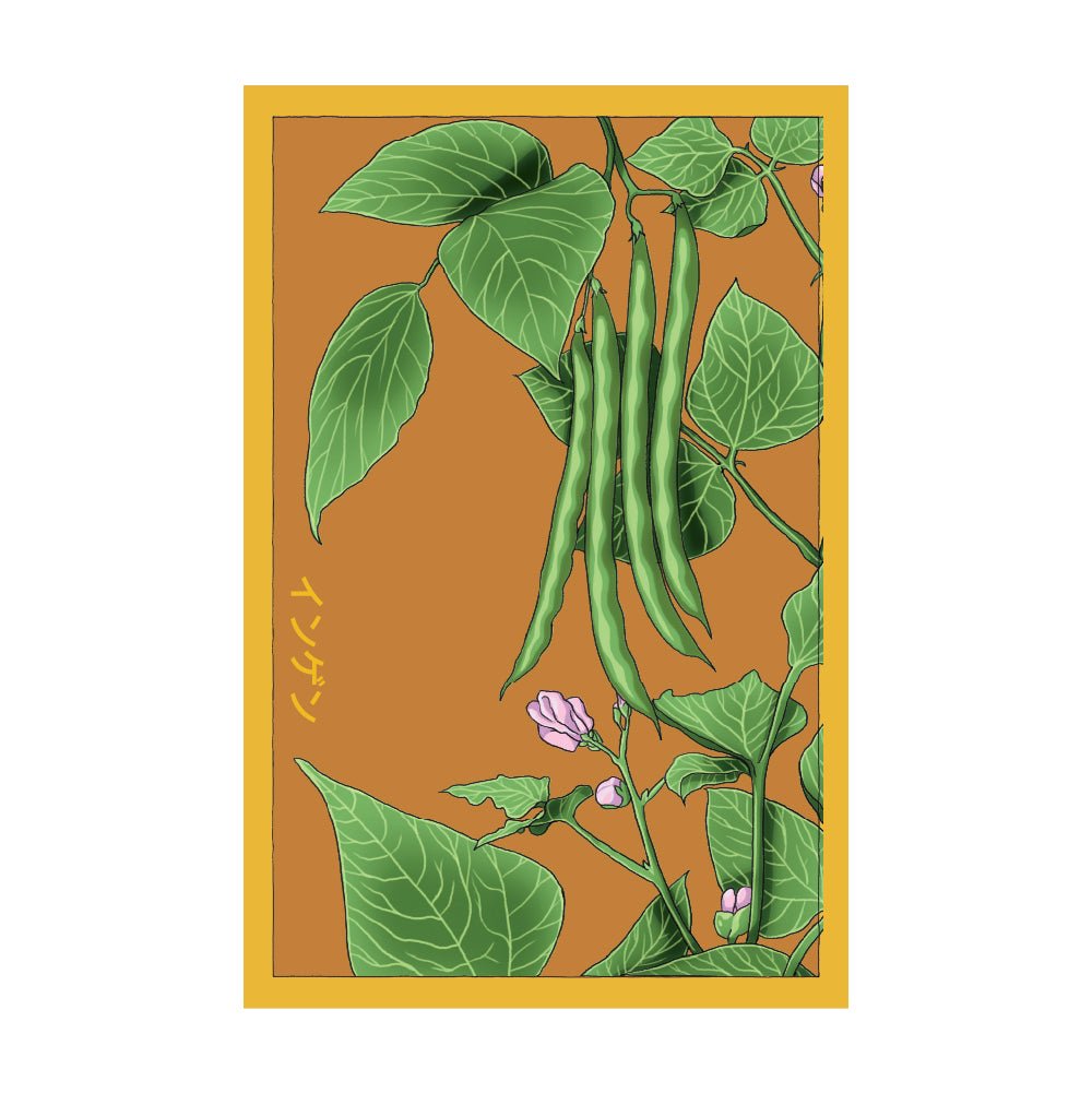 Green Beans Vegetable Seeds Packet - Chive Ceramics Studio - Seed Collection - Chive Ceramics Studio