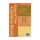 King of the Garden Bean Vegetable Seeds Packet - Chive Ceramics Studio - Seeds - Chive Ceramics Studio