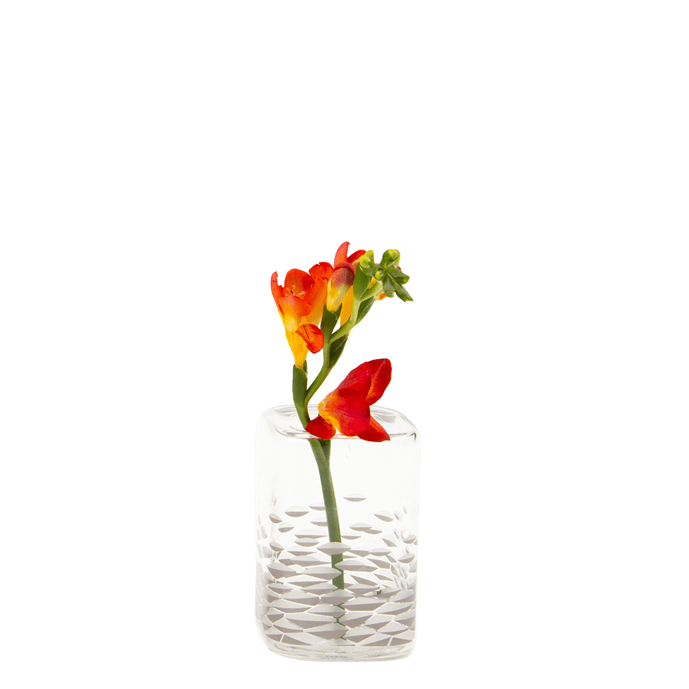 Decal Glass Modern Flower Vase - Chive Ceramics Studio - Vases - Chive US