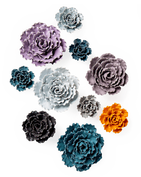 Ceramic Flower Sea Lettuce - Chive Ceramics Studio - Ceramic Flowers - Chive US