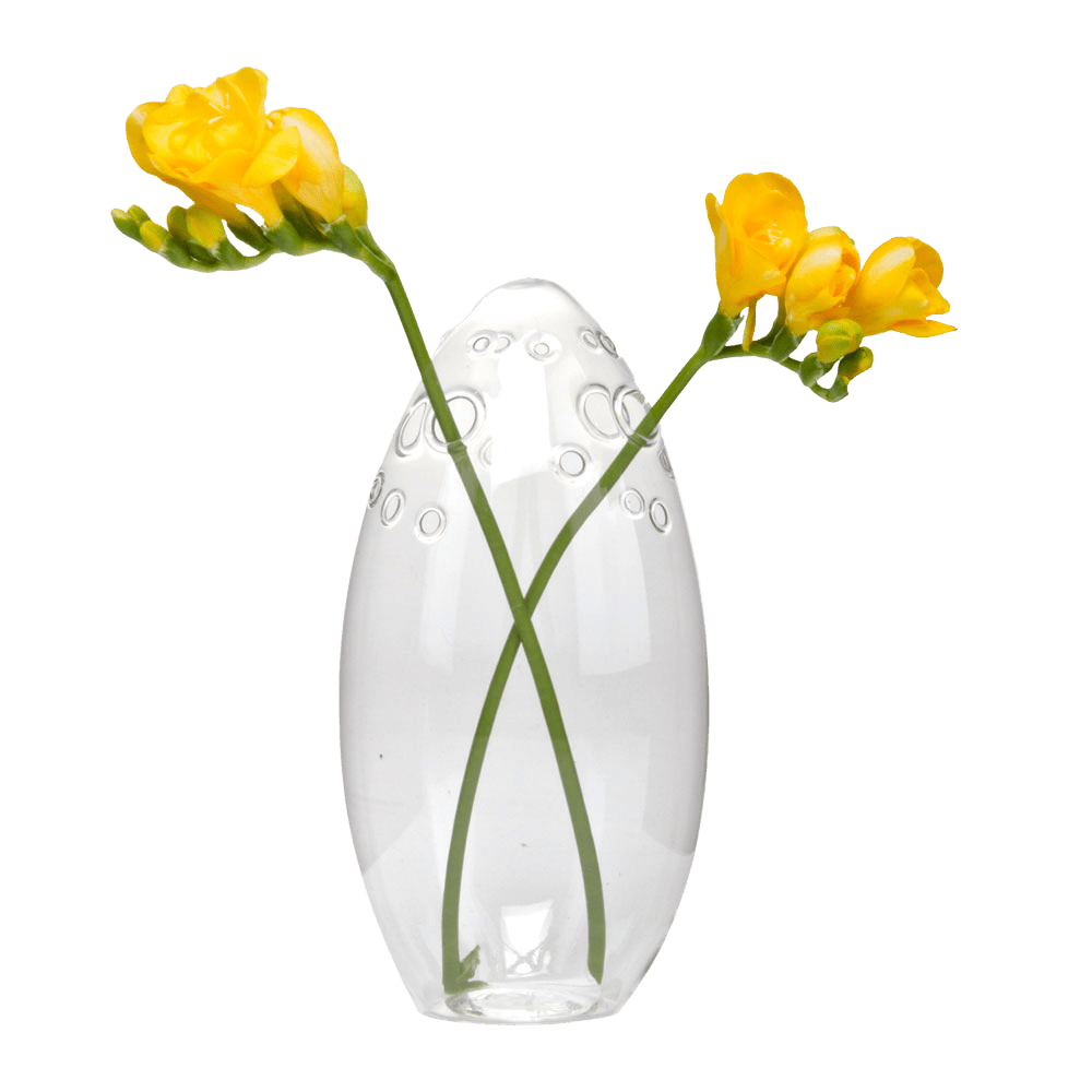 Taylor Glass Modern Clear Flower Vase - Chive Ceramics Studio - Vases - Chive US