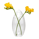 Taylor Glass Modern Clear Flower Vase - Chive Ceramics Studio - Vases - Chive US