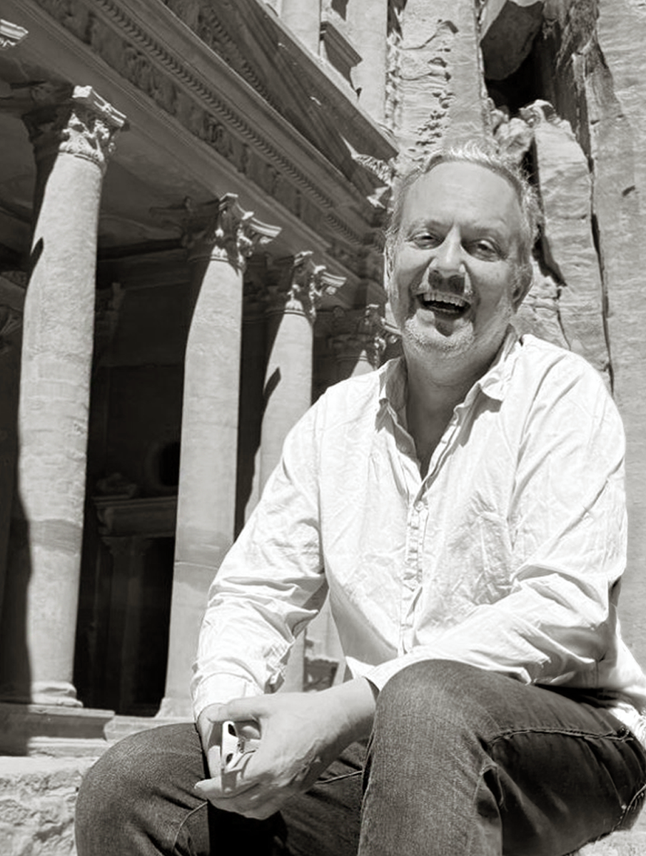 Black and White photo of Chive's Founder, VP of Design and Author - Todd Newgren