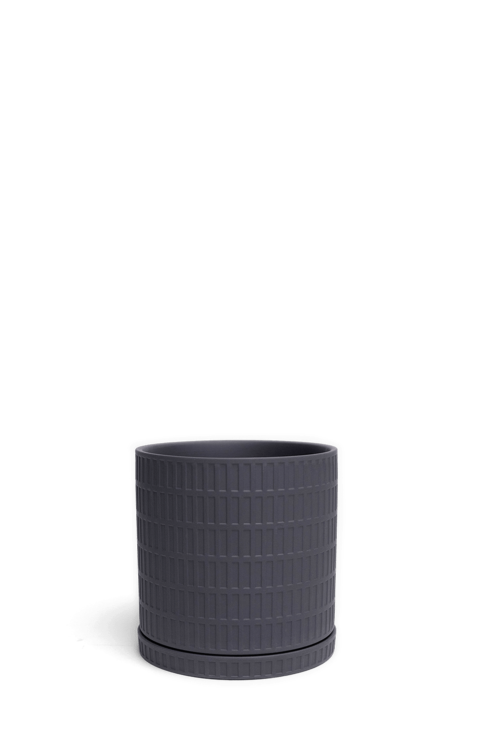 Virago Large Porcelain Indoor Pot With Drainage Hole And Saucer - Chive Ceramics Studio - Pots - Chive Wholesale