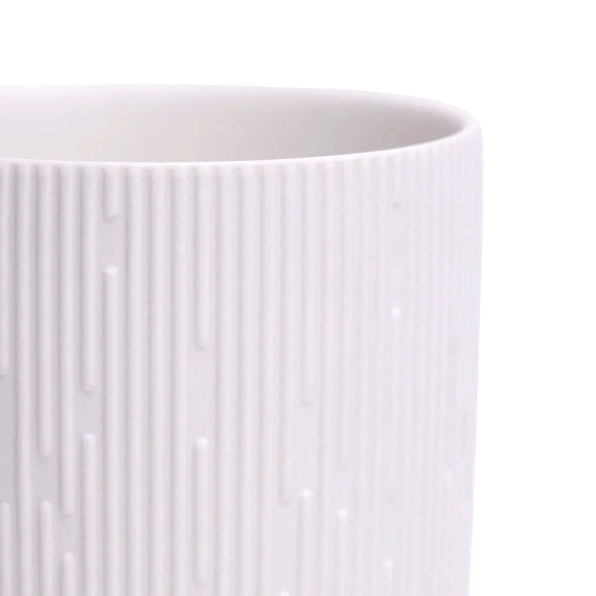 Virago White 5" Porcelain Pot - Chive Ceramics Studio - Pots - Chive Wholesale