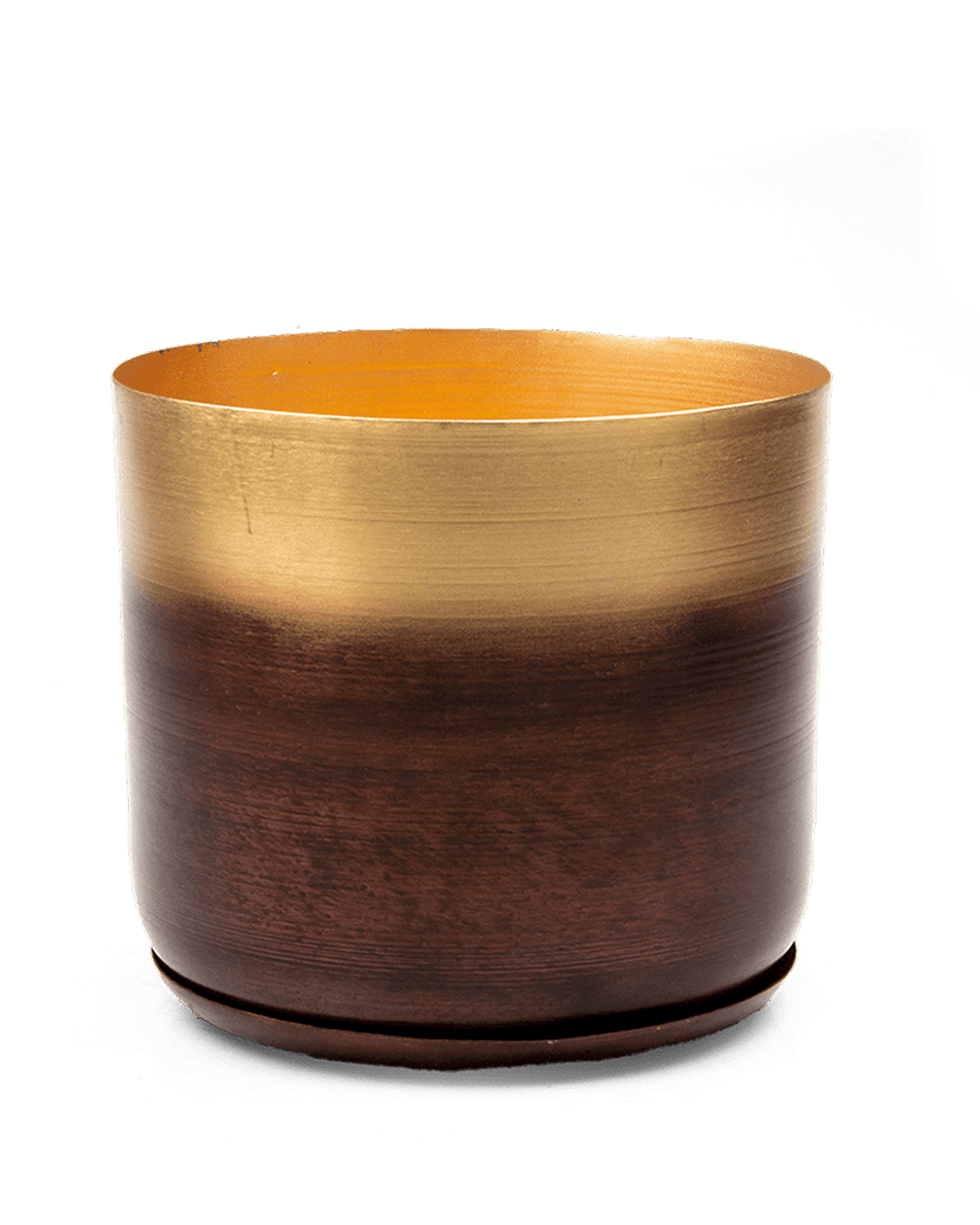 Joe Metal Pot With Drainage Hole | 7, 8, 10 & 12 inches - Chive Ceramics Studio - Pots - Chive Ceramics Studio