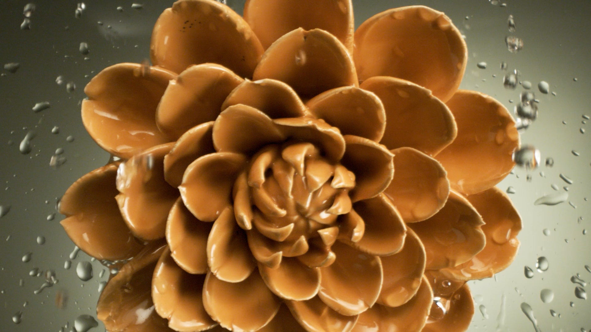 6-Inch Ceramic Wall Flowers | Large Wall Art | Chive