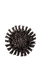Black - Fractal Flower - handmade by Chive Studio Toronto