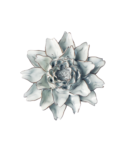 Blue White King Protea Wall Art | Chive