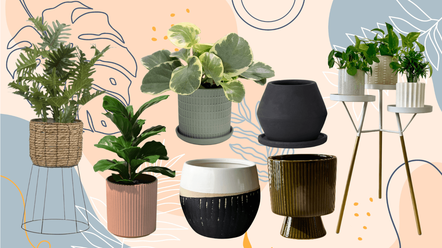 Chatelaine Magazine 11 Chic Planters and plant stands from Canadian Brands featuring Chive Studio