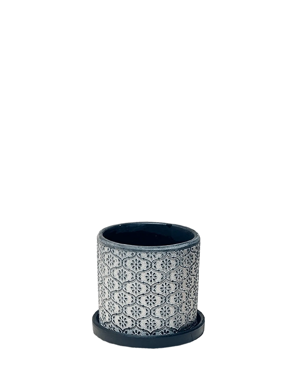 Balter Ceramic Pot And Saucer Set | 5 inch