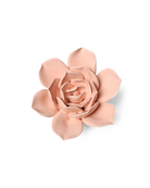 Chive December Birth Flower Narcissus apricot pink glazed ceramic flower.