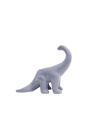 Chive Brontosaurus cloud blue color ceramic dinosaur shaped succulent planter with no drainage.
