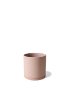 Chive Dojo clay terracotta matte ceramic small plant pot with drainage hole and detachable saucer.