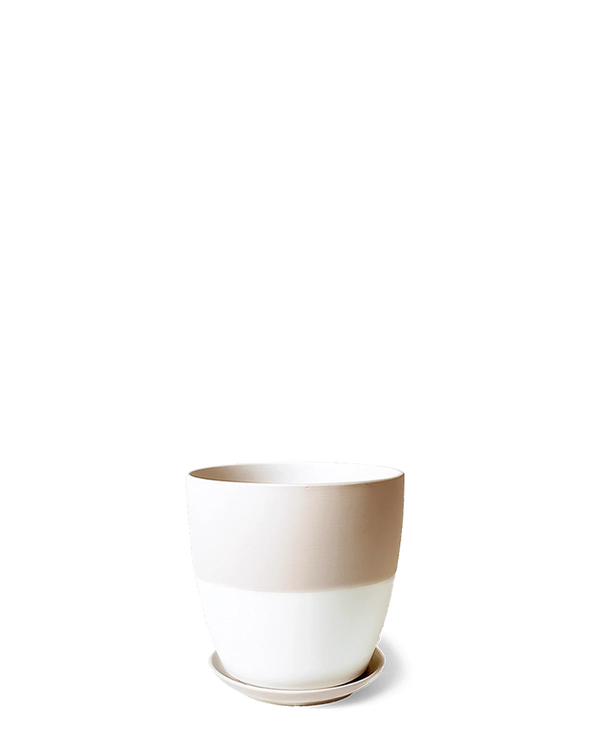 Dyad Large Porcelain Plant Pot, Soft Pink