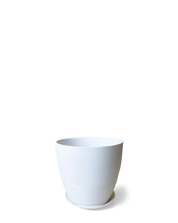 Dyad Large Porcelain Plant Pot, White