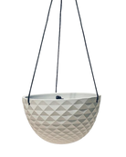 Chive Mofo mini white porcelain hanging planter with no drainage.