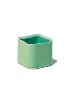 Chive Svek Absinthe Green color fully glazed ceramic planter with no drainage.