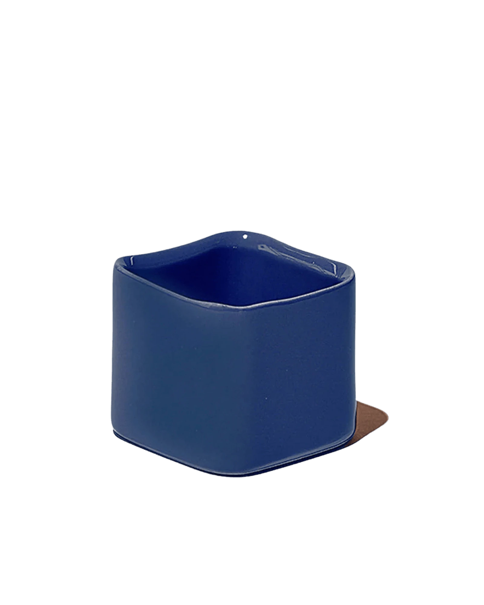 Chive Svek Blue Grey 3 color fully glazed ceramic planter with no drainage.