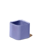 Chive Svek sandy lilac color fully glazed ceramic planter with no drainage.
