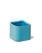 Chive Svek sky blue color fully glazed ceramic planter with no drainage.