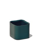 Chive Svek smoke Green color fully glazed ceramic planter with no drainage.