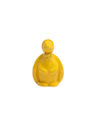 Chive Turtle Yellow color ceramic turtle shaped succulent planter with no drainage.