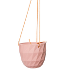Chive Virago E clay terracotta ceramic  hanging planter with no drainage.