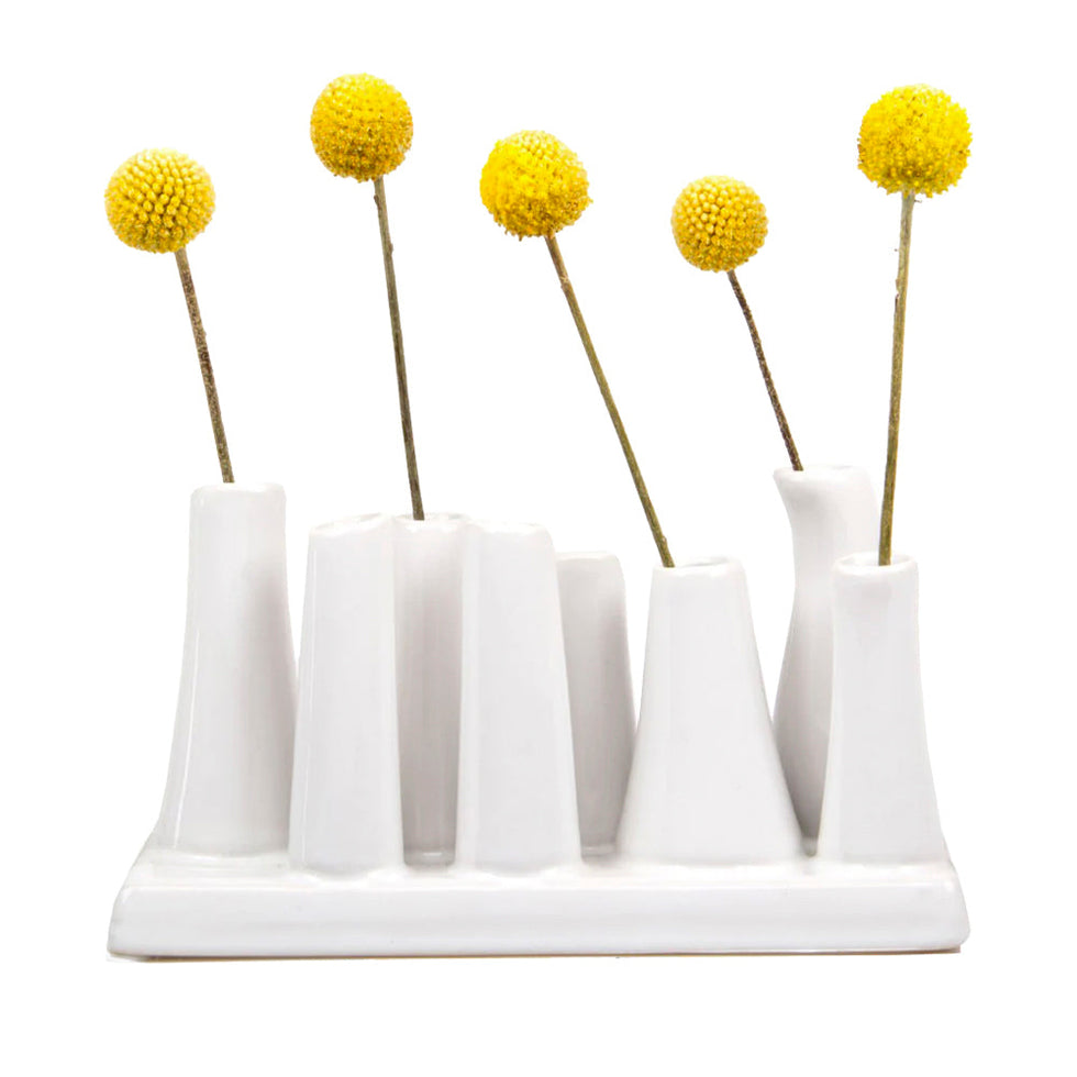 Pooley Modern Bud Vase For Flowers – Chive Ceramics Studio