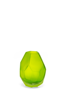 Peridot Glass Modern Flower Vase - Gem - handmade by Chive Studio Toronto