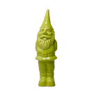 Green ceramic gnome figurine — handmade by Chive Studio Toronto