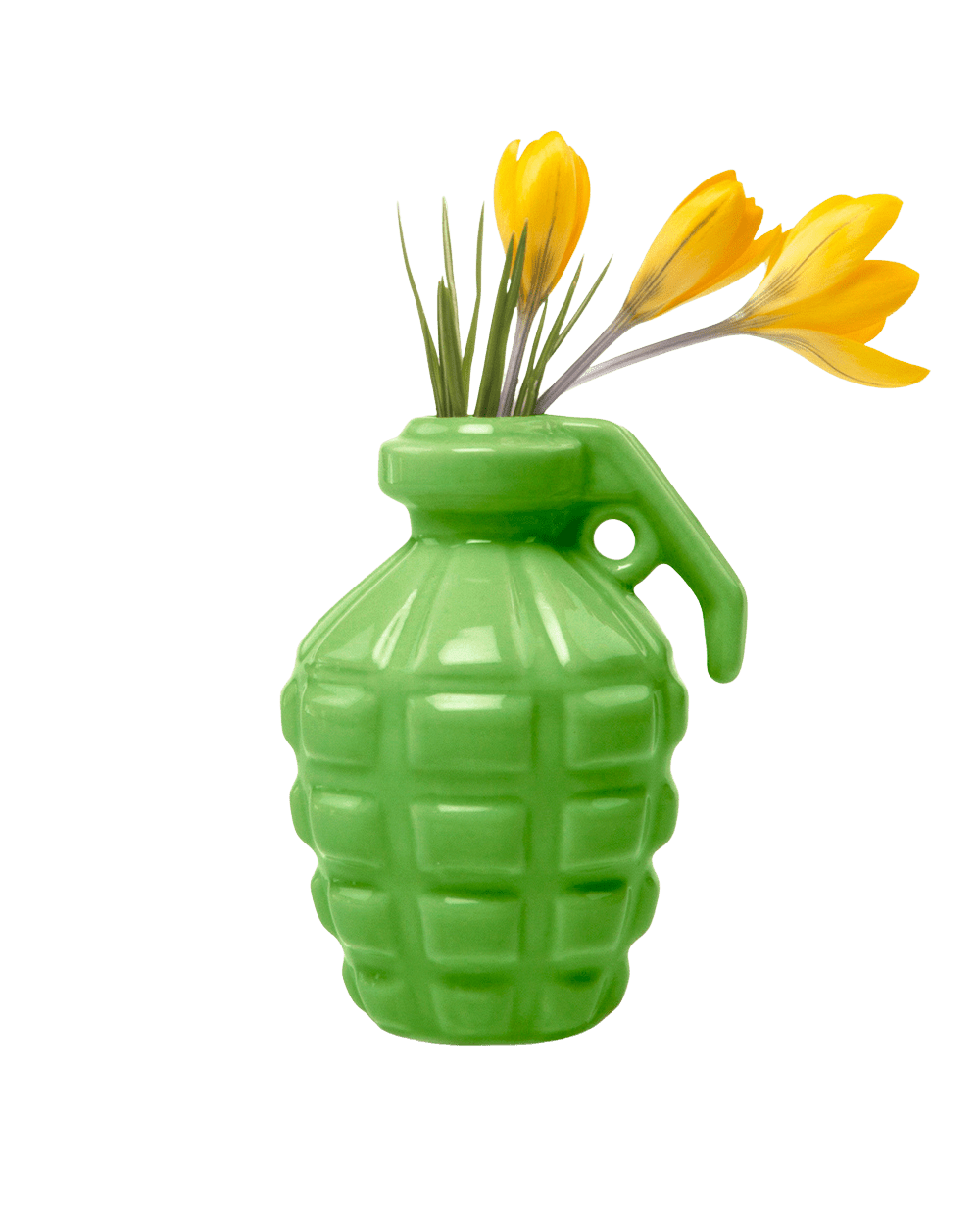 Kapow Ceramic Grenade Flower Vase Unique - Chive Ceramics Studio - Vases - Chive Ceramics Studio