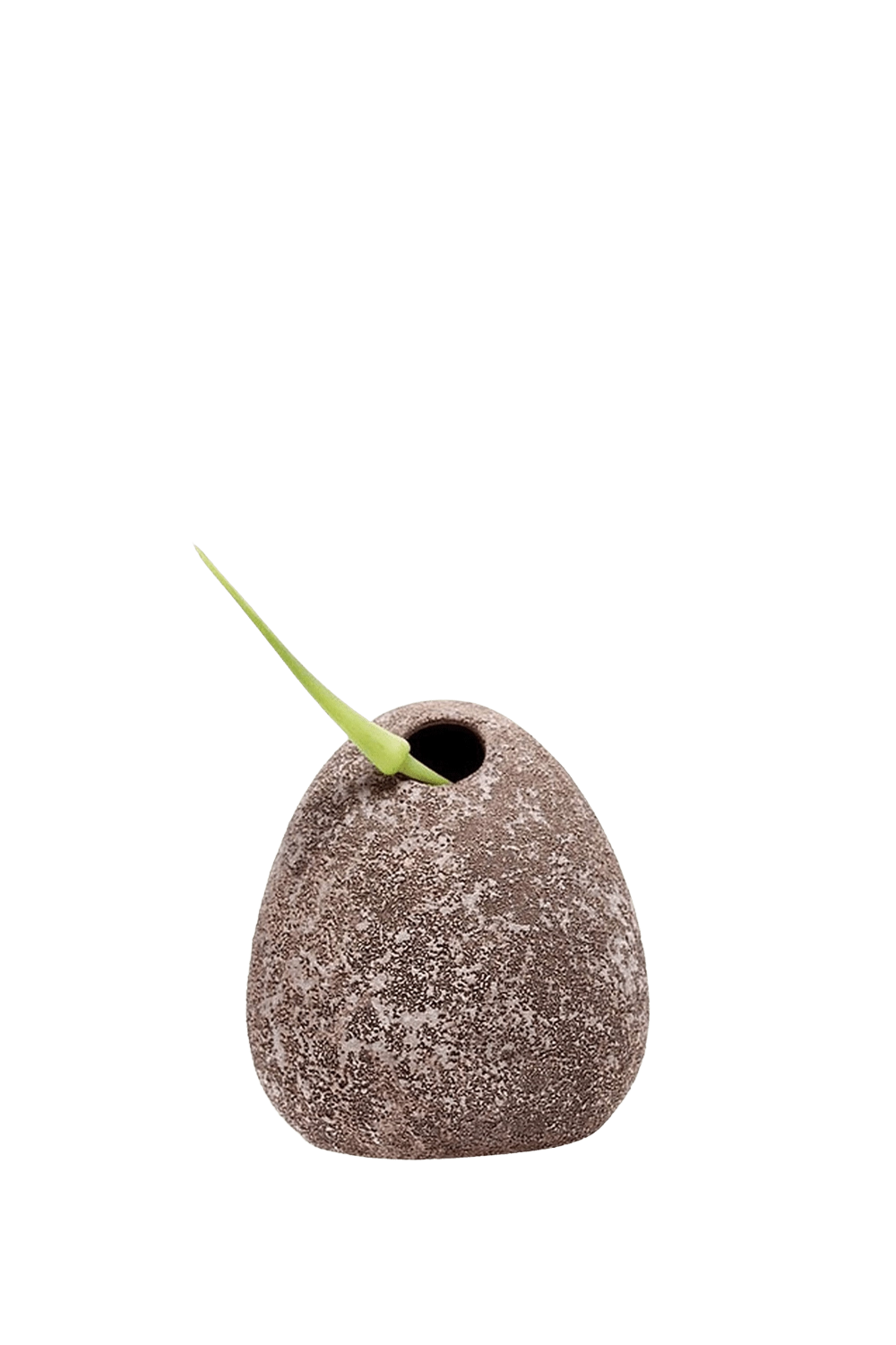 Chocolate Ceramic Flower Vase - Koski - handmade by Chive Studio Toronto