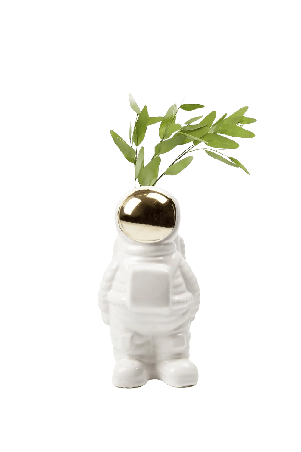 Yuri Unique Ceramic Flower Vase - Astronaut - handmade by Chive Studio Toronto
